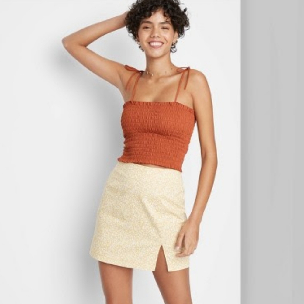 SOLD! Smocked Tube Top Wild Fable